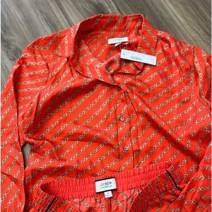 J.Crew Collection Silk Top